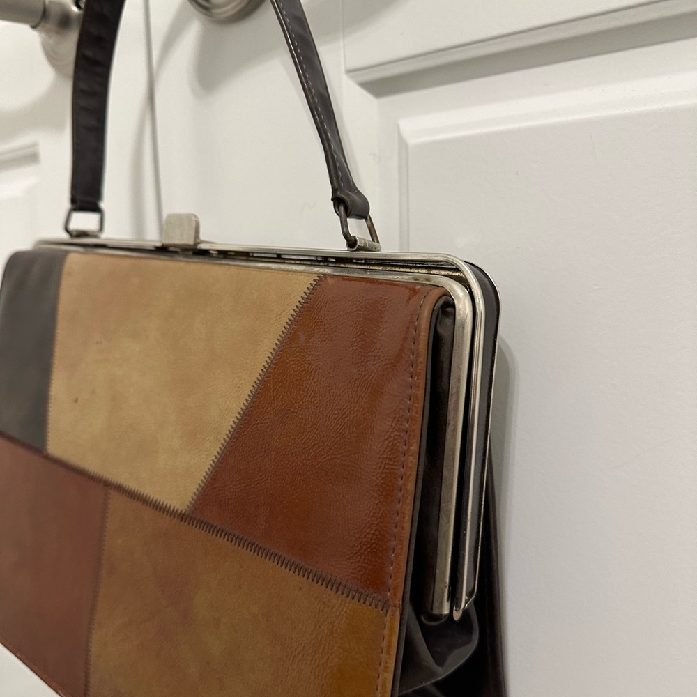 Multicolor Patchwork Handbag - image 4